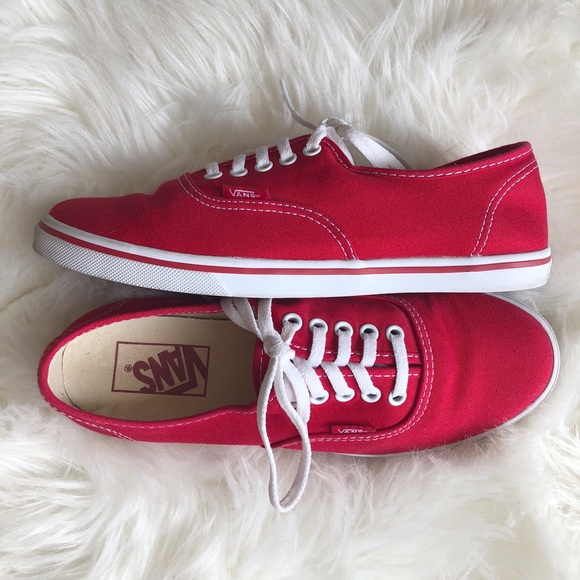 red vans shoes price